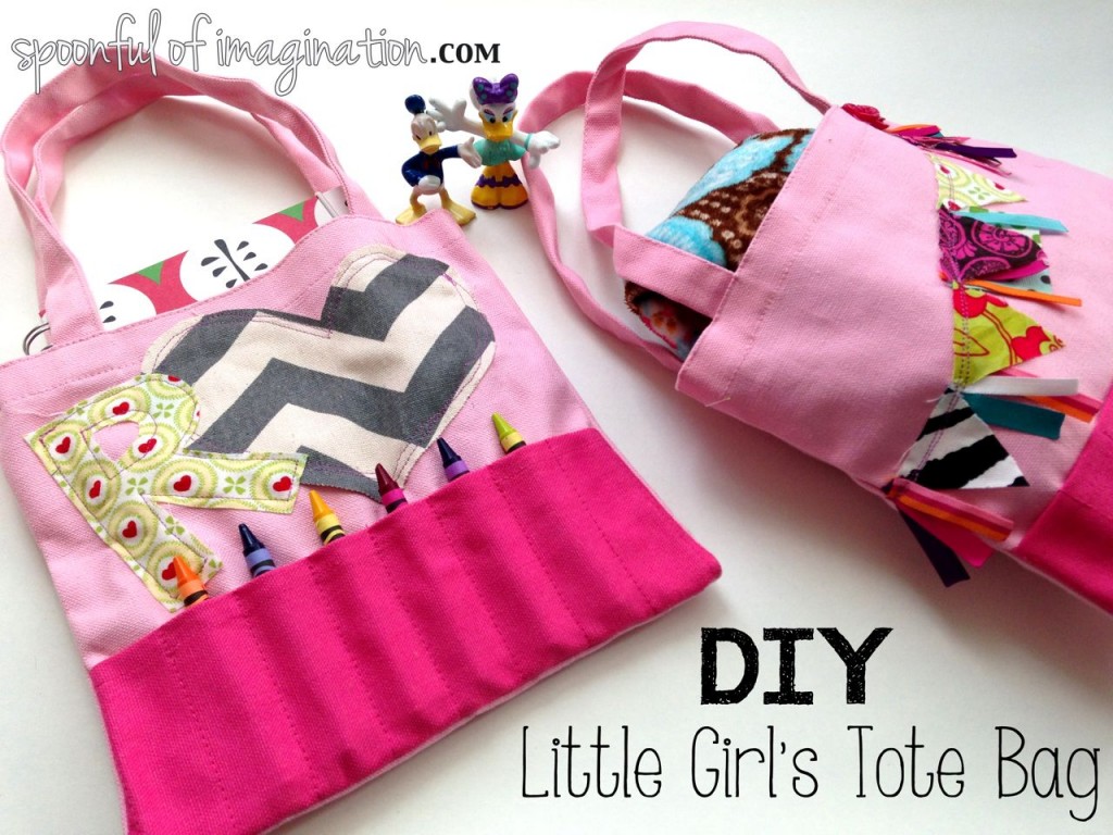 DIY Little Tote Bag - Spoonful of Imagination